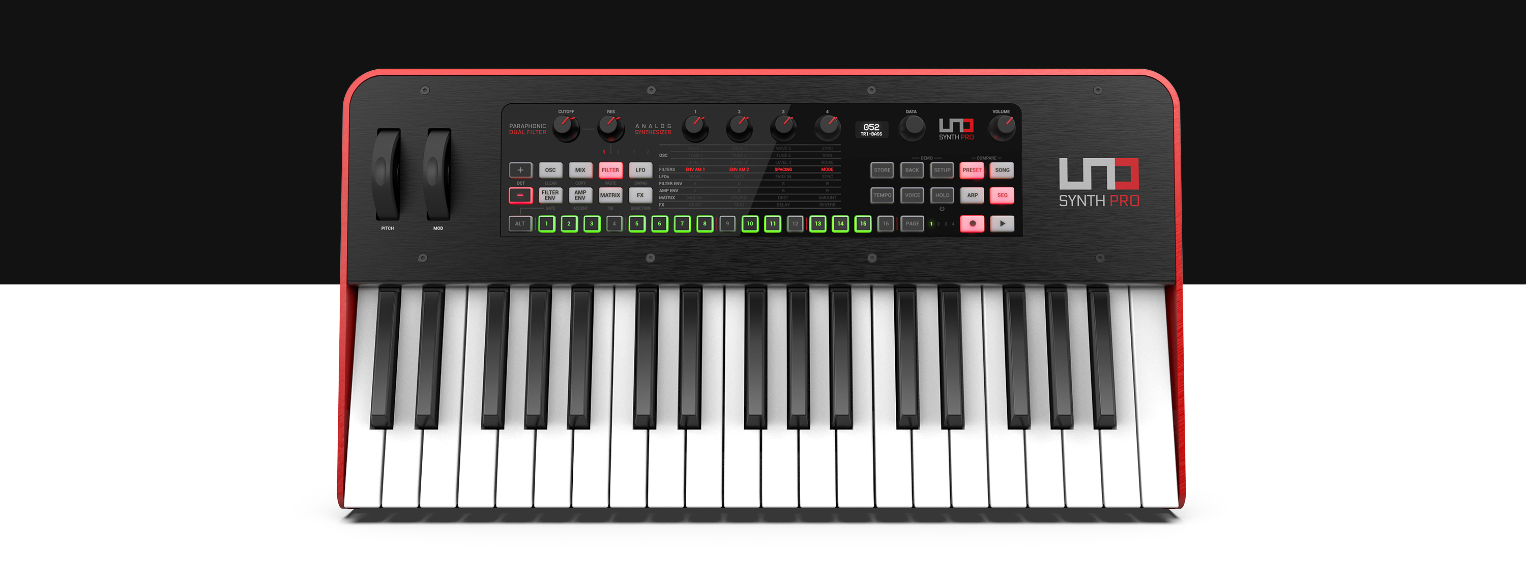 鍵盤楽器 IK Multimedia UNO SYNTH PRO desktop Amazon.co.jp: IK Multimedia UNO Synth Pro Desktop - Black